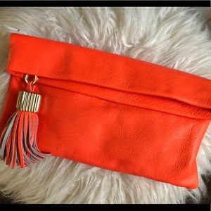 India Hicks Carmen Clutch in Flamingo